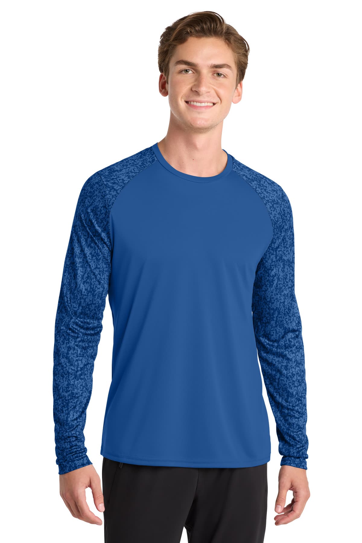 Sport-Tek ST460LS in True Royal — custom apparel by Jam 4 Apparel