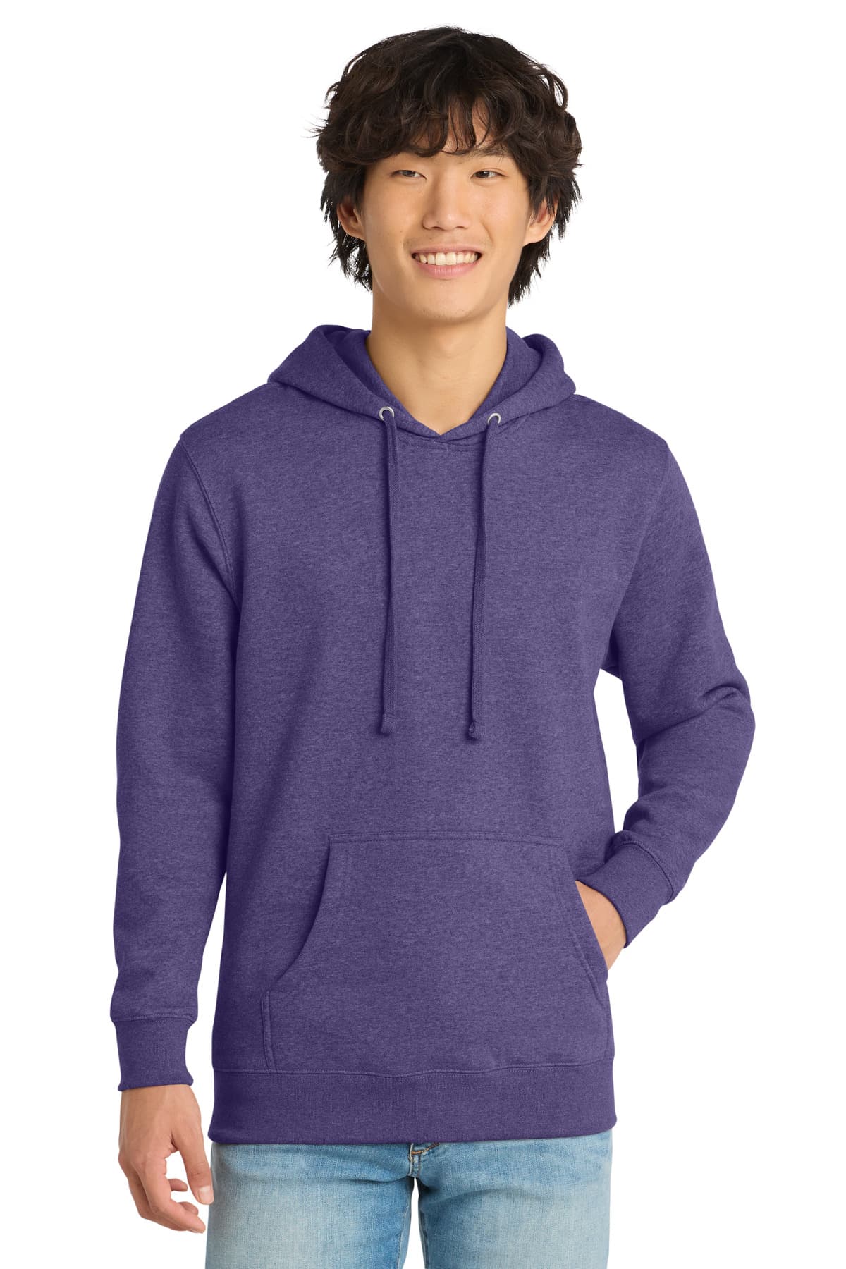 District DT6100 in Heathered Purple β custom apparel by Jam 4 Apparel