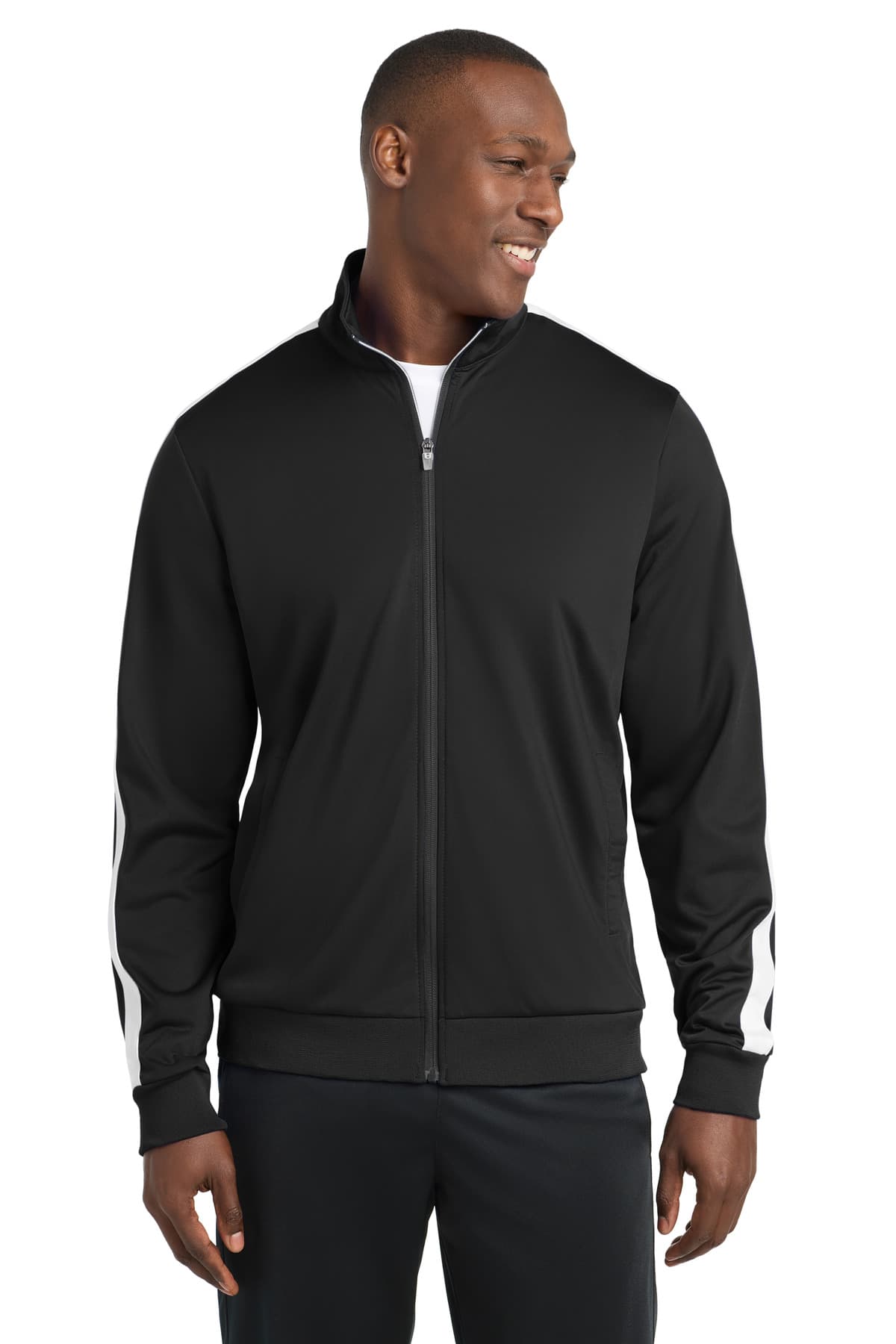 Sport-Tek JST94 in Black/ White β custom apparel by Jam 4 Apparel
