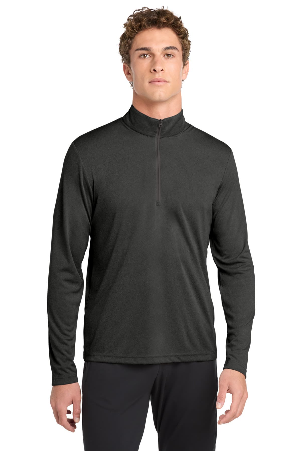 Sport-Tek ST469 in Black Heather β custom apparel by Jam 4 Apparel