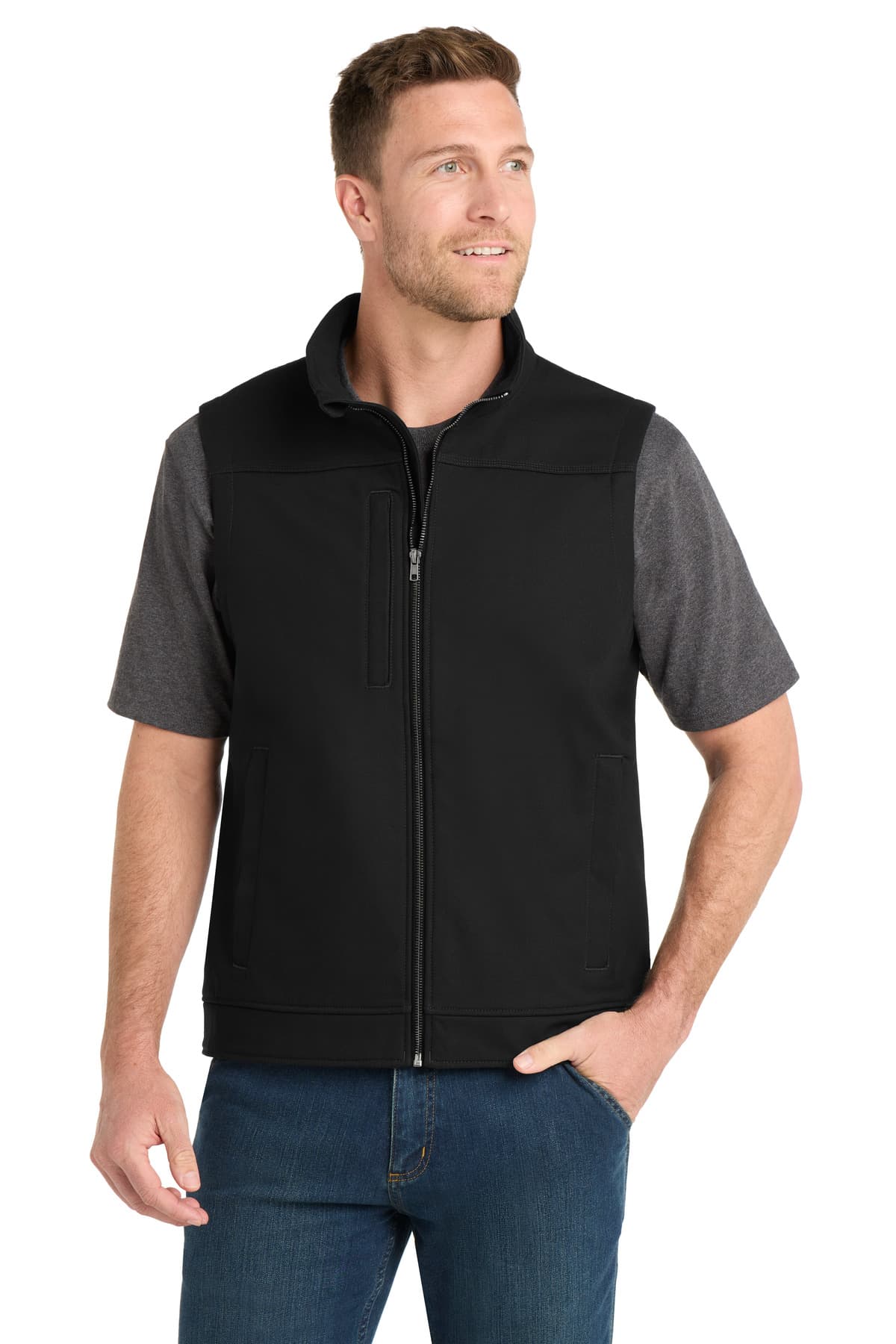CornerStone CSV60 in Black β custom apparel by Jam 4 Apparel