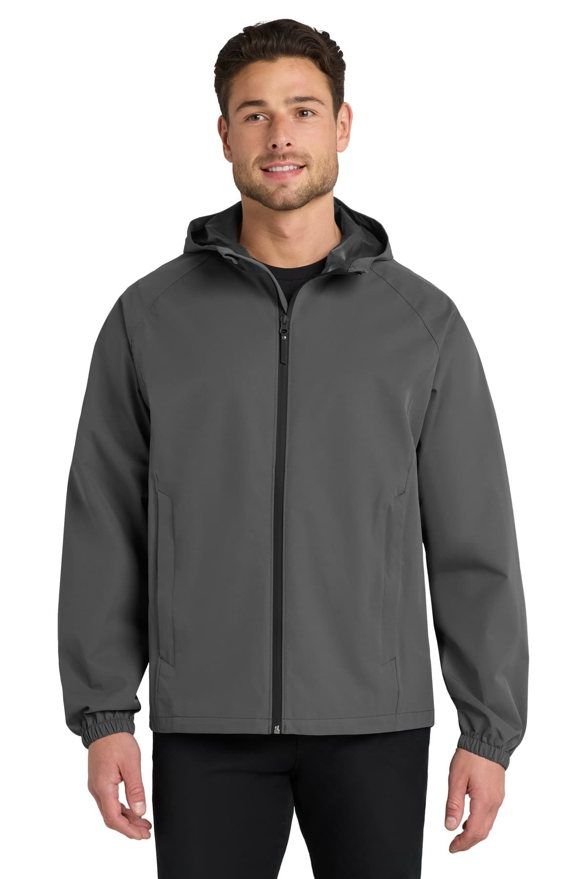 Port Authority J407 in Graphite — custom apparel by Jam 4 Apparel
