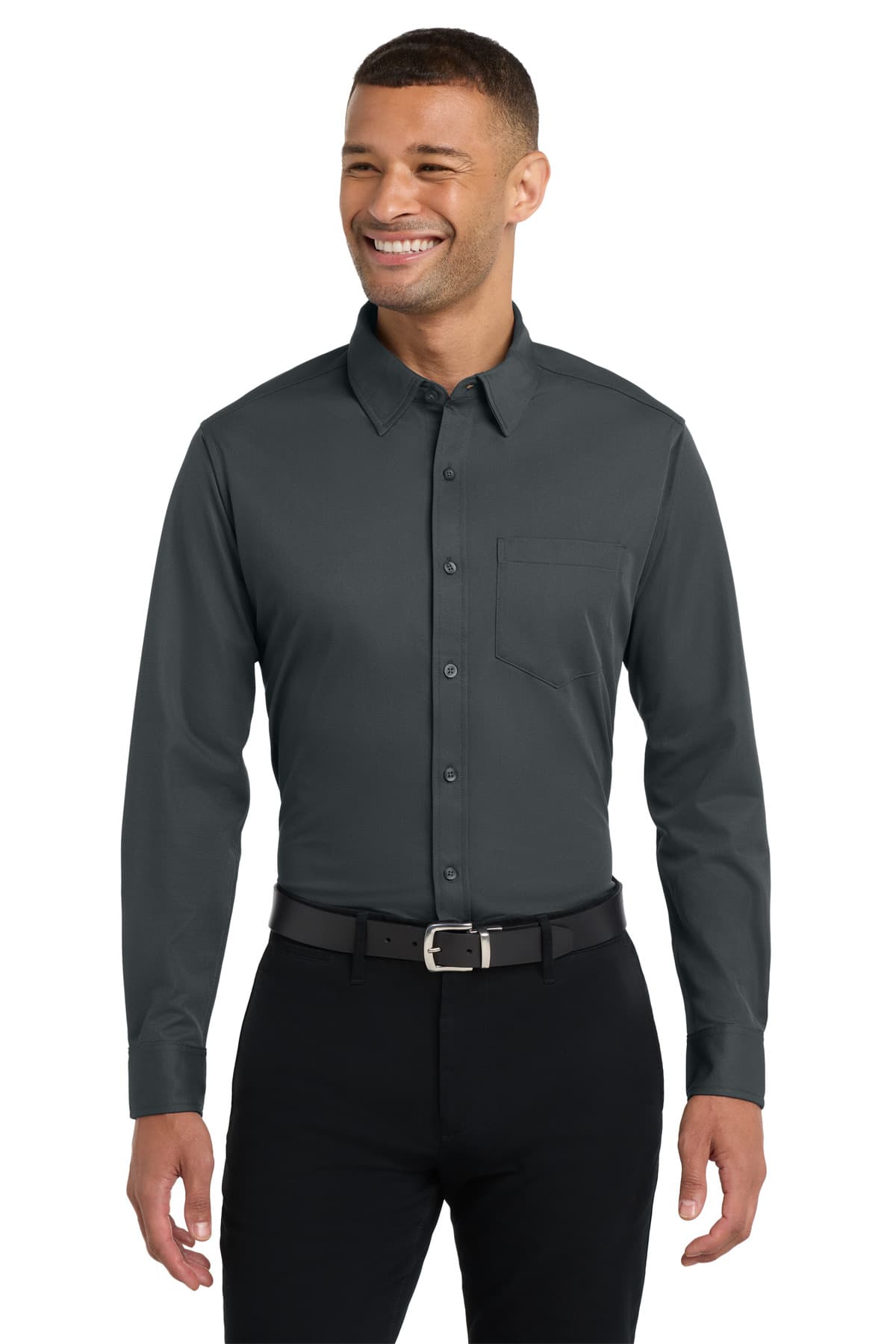 Port Authority K570 in Battleship Grey β custom apparel by Jam 4 Apparel