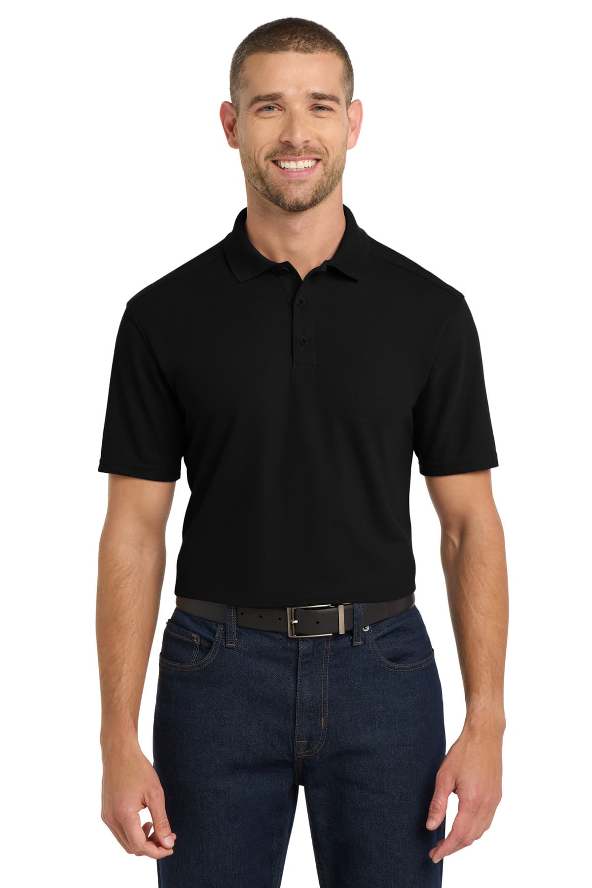 Port Authority K600 in Black β custom apparel by Jam 4 Apparel