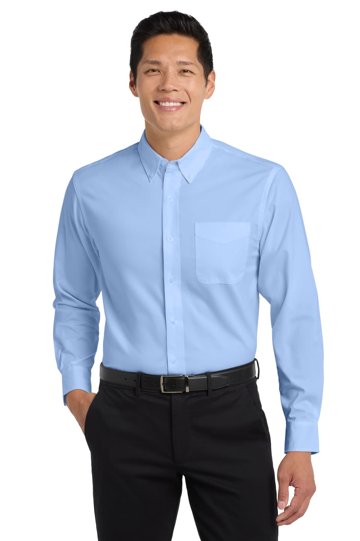 Port Authority TLS608 in Light Blue/ Light Stone — custom apparel by Jam 4 Apparel