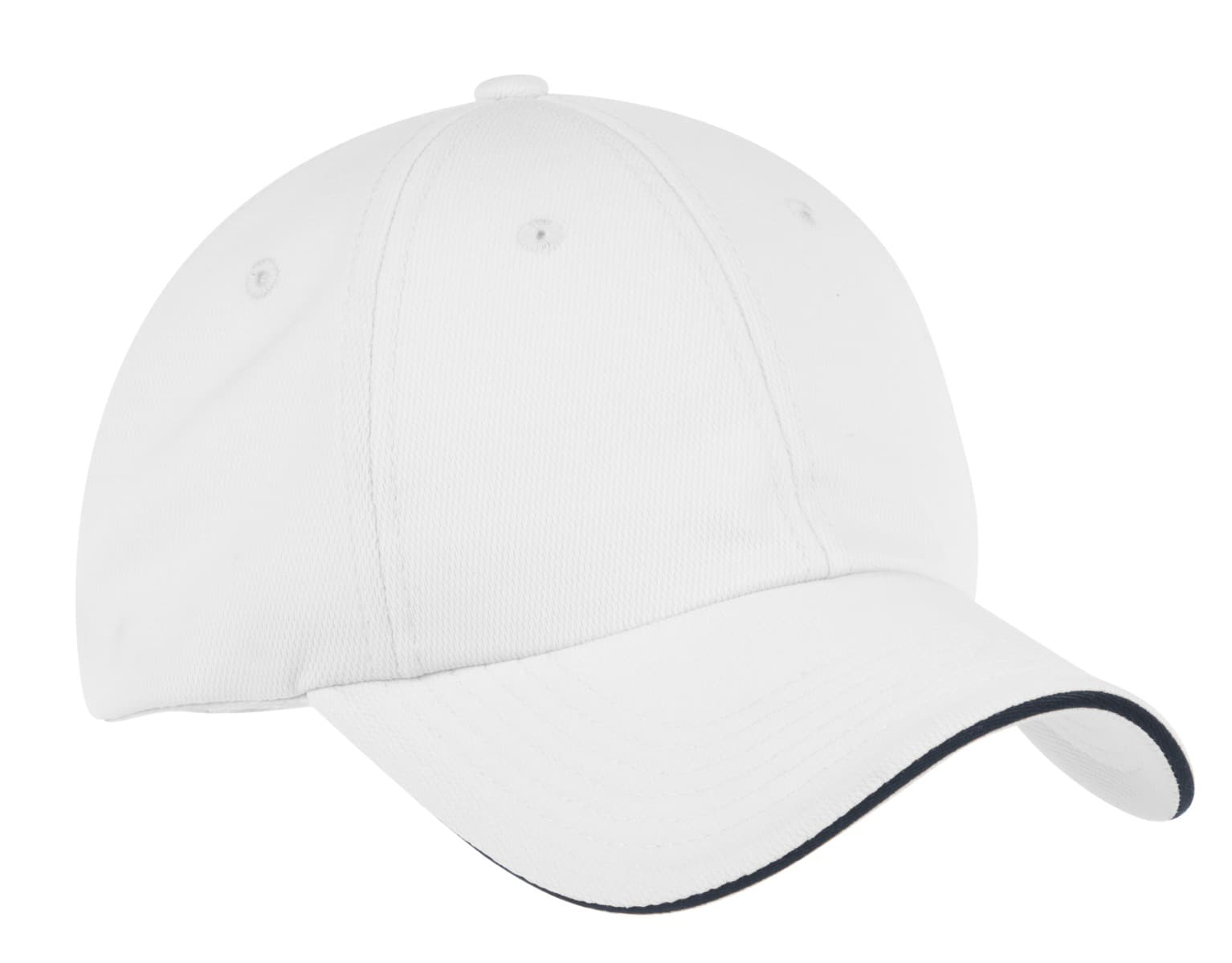 Port Authority C838 in White/ Classic Navy β custom apparel by Jam 4 Apparel