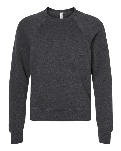 BELLA + CANVAS 3901Y in Dark Grey Heather — custom apparel by Jam 4 Apparel
