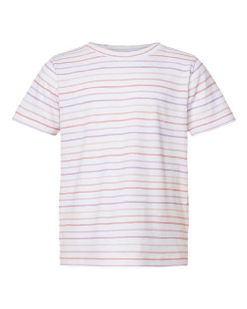 Rabbit Skins 3321 in Lilac Stripe — custom apparel by Jam 4 Apparel