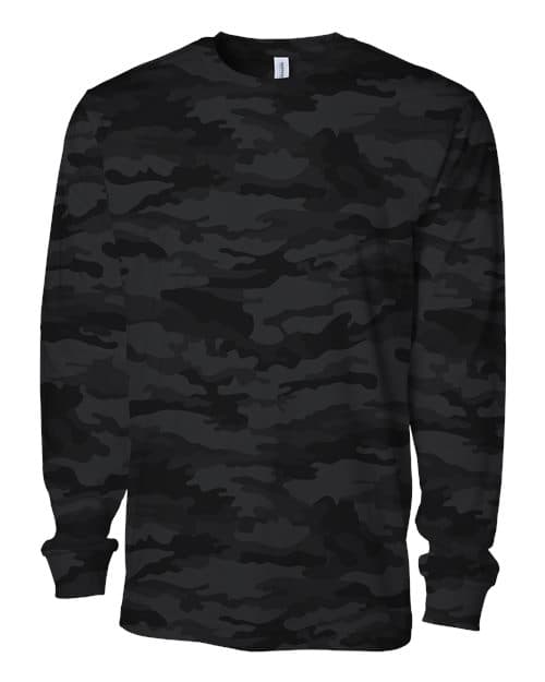 Independent Trading Co. PRM180LST in Black Camo — custom apparel by Jam 4 Apparel