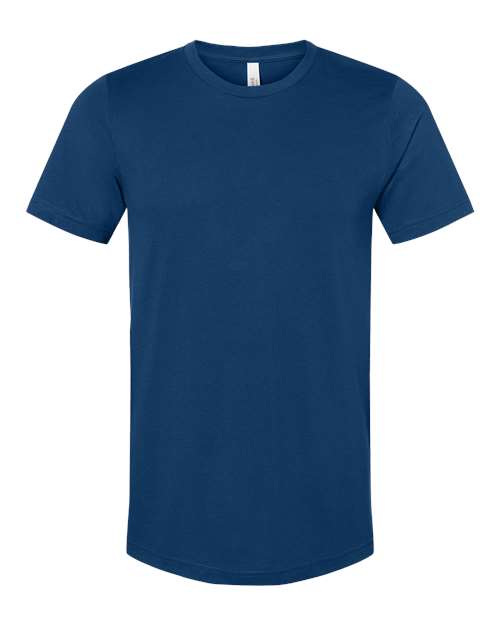 BELLA + CANVAS 3001 in Cool Blue — custom apparel by Jam 4 Apparel