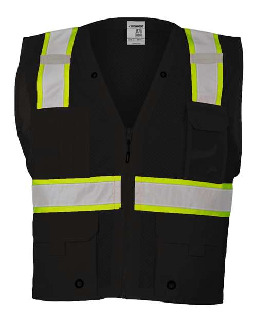 Kishigo B100-111 in Black/ Lime - B100 β custom apparel by Jam 4 Apparel
