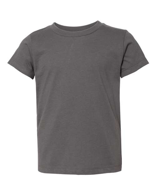BELLA + CANVAS 3001T in Asphalt — custom apparel by Jam 4 Apparel