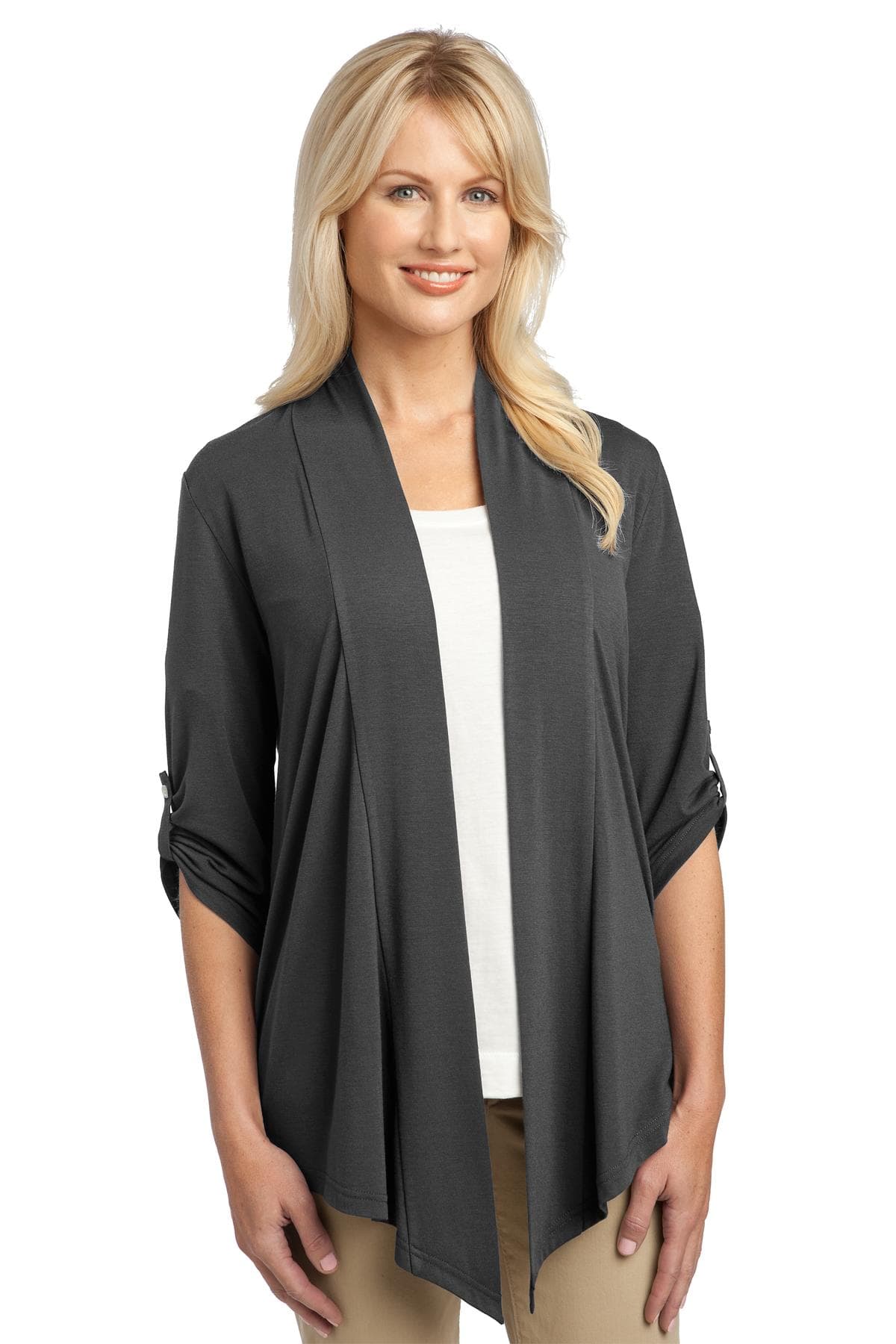 Port Authority L543 in Grey Smoke β custom apparel by Jam 4 Apparel