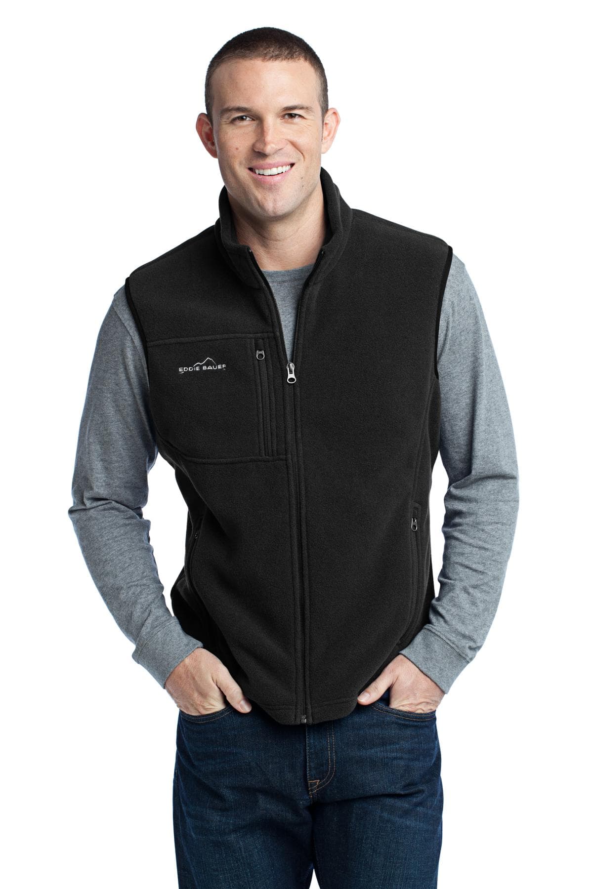 Eddie Bauer EB204 in Black β custom apparel by Jam 4 Apparel