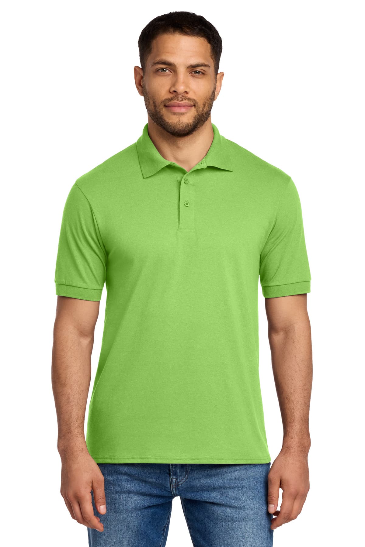 Port & Co KP55T in Lime β custom apparel by Jam 4 Apparel