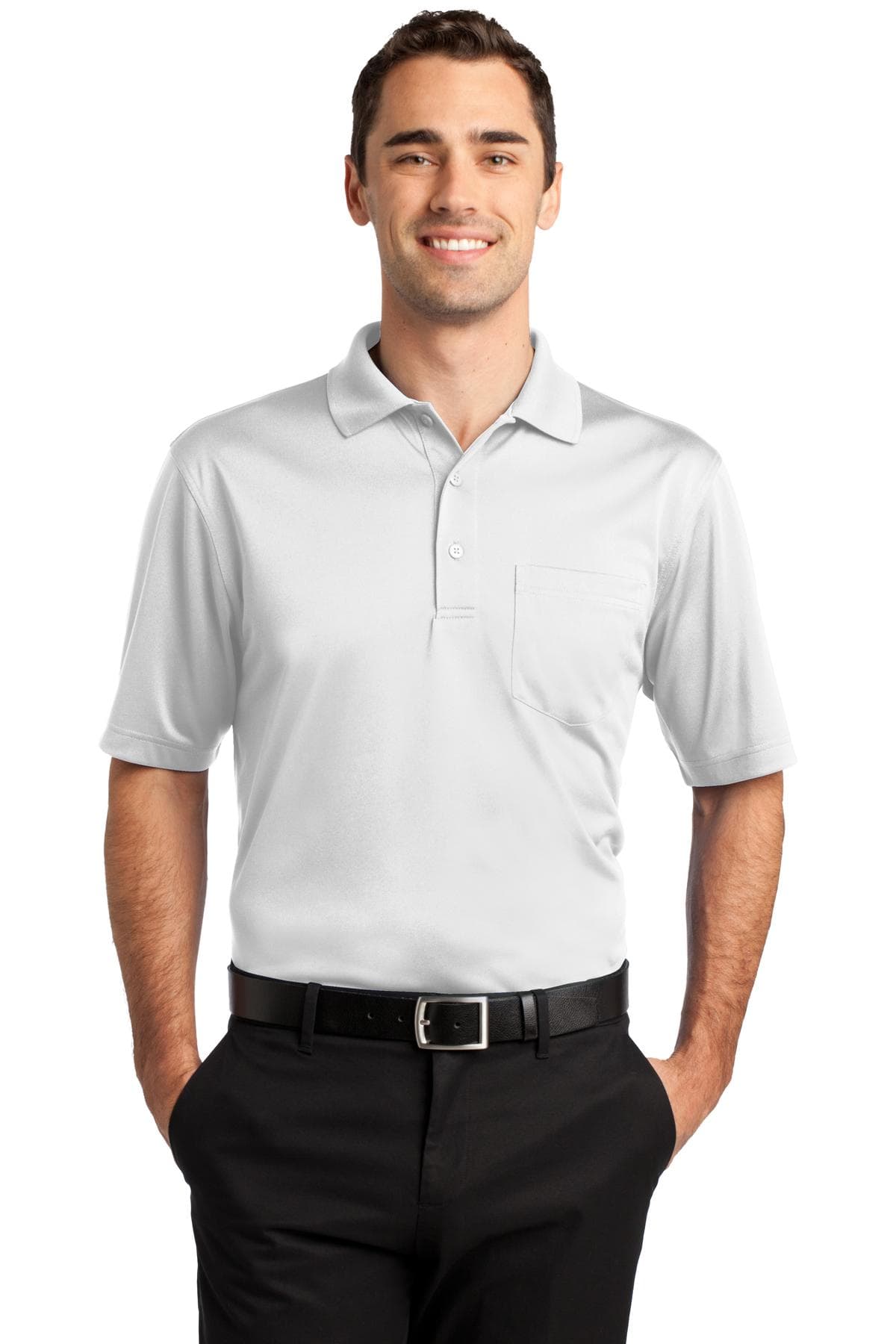 CornerStone CS412P in White β custom apparel by Jam 4 Apparel