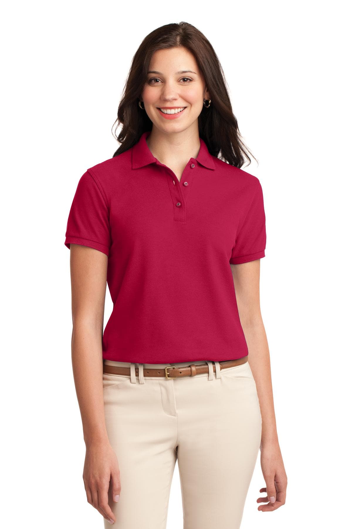 Port Authority L500 in Red β custom apparel by Jam 4 Apparel