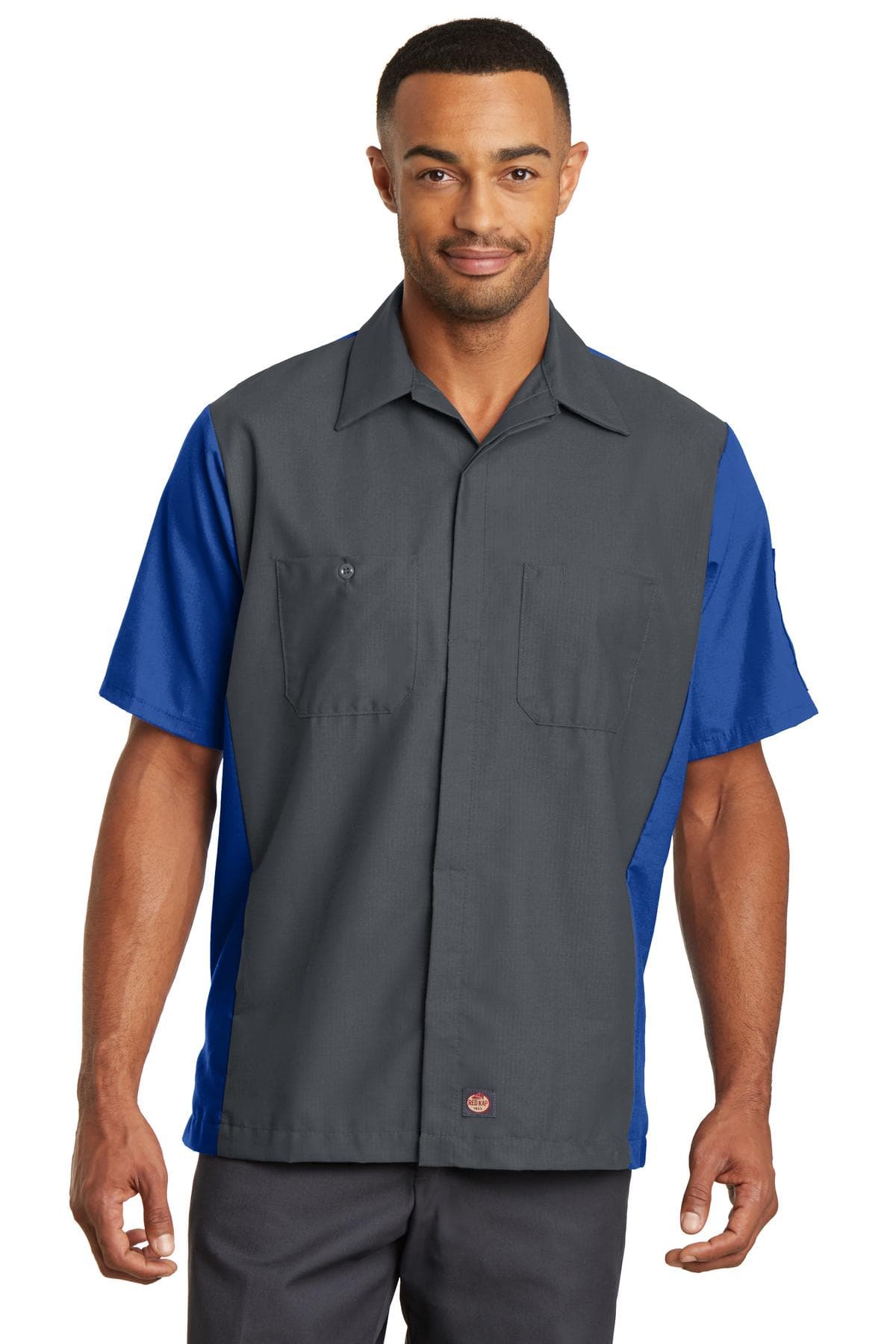 Red Kap SY20 in Charcoal/ Royal β custom apparel by Jam 4 Apparel