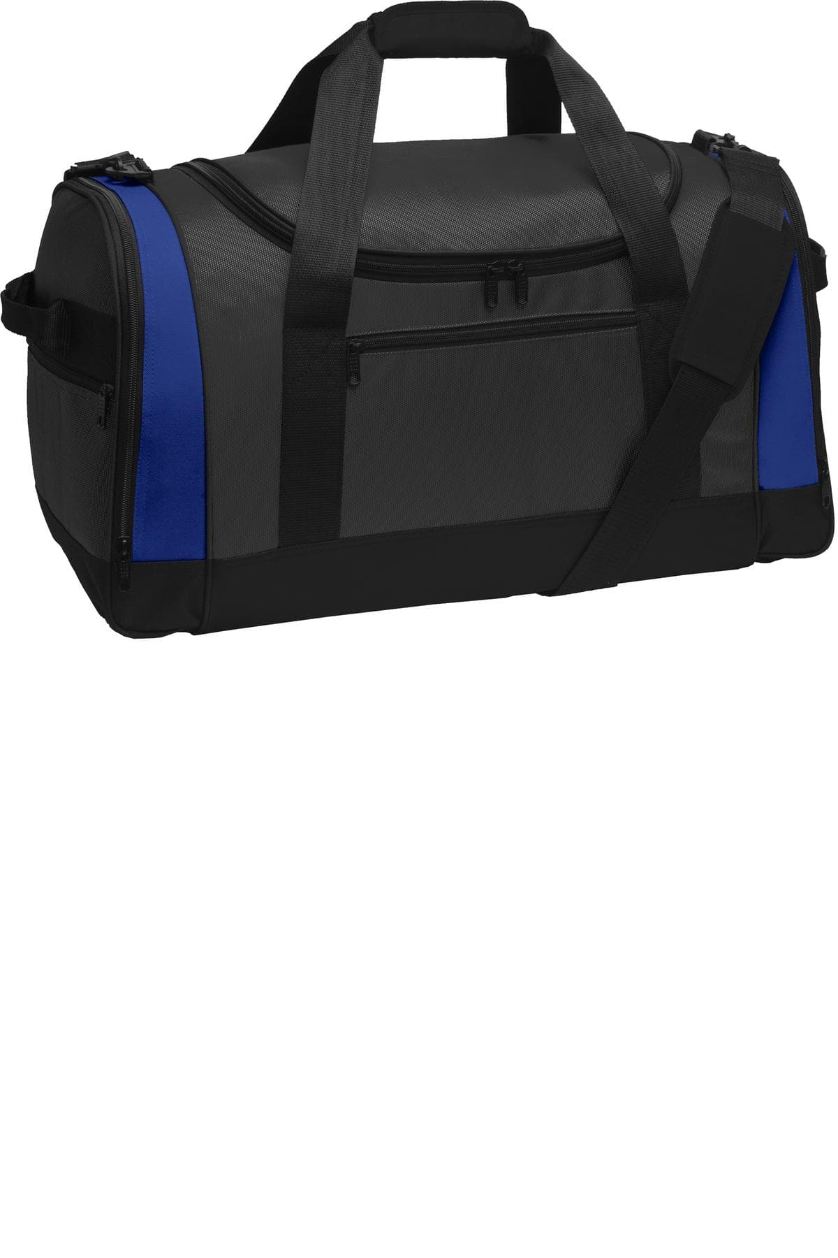 Port Authority BG800 in Dark Grey/ Twilight Blue β custom apparel by Jam 4 Apparel