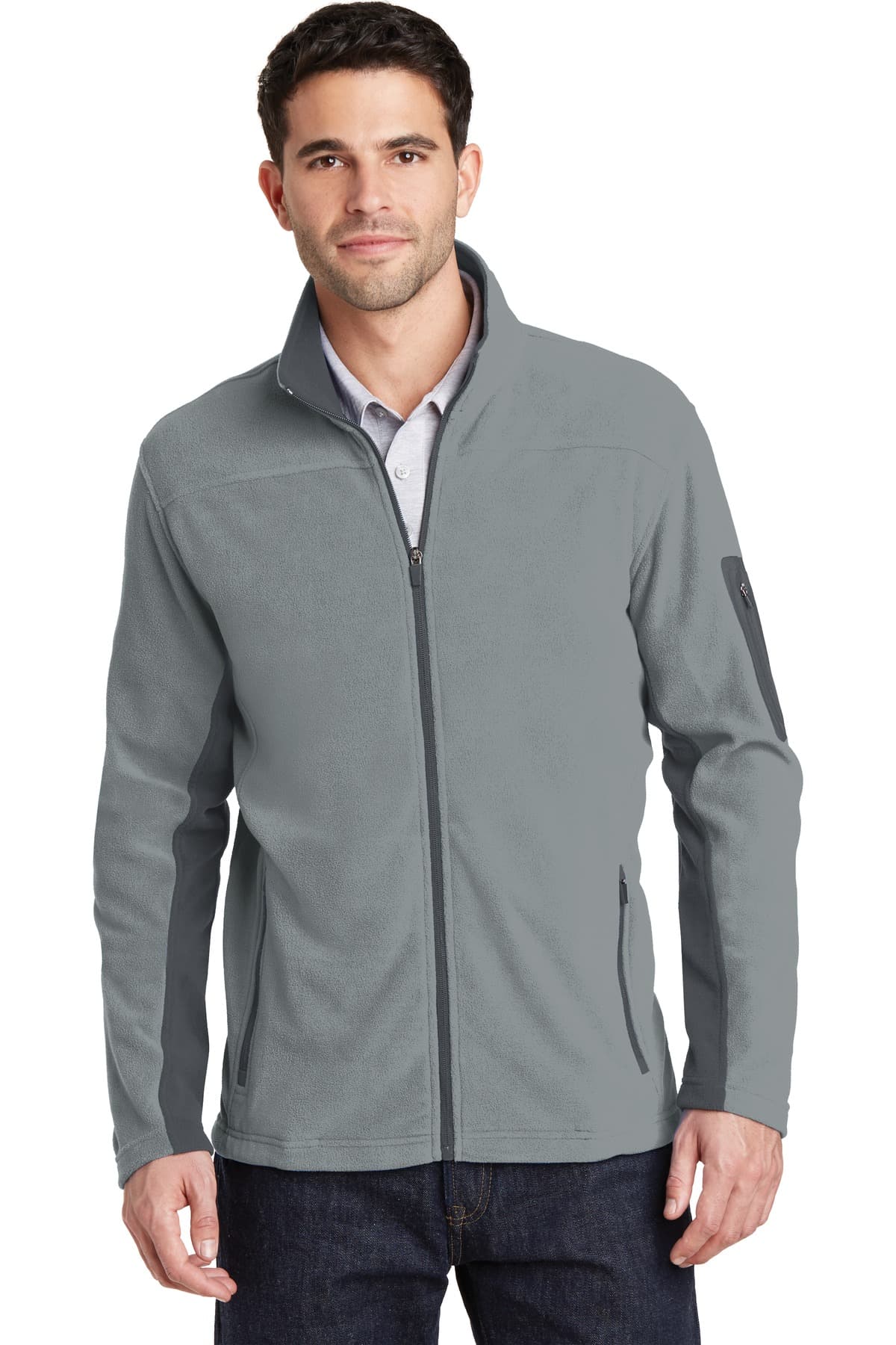 Port Authority F233 in Frost Grey/ Magnet β custom apparel by Jam 4 Apparel