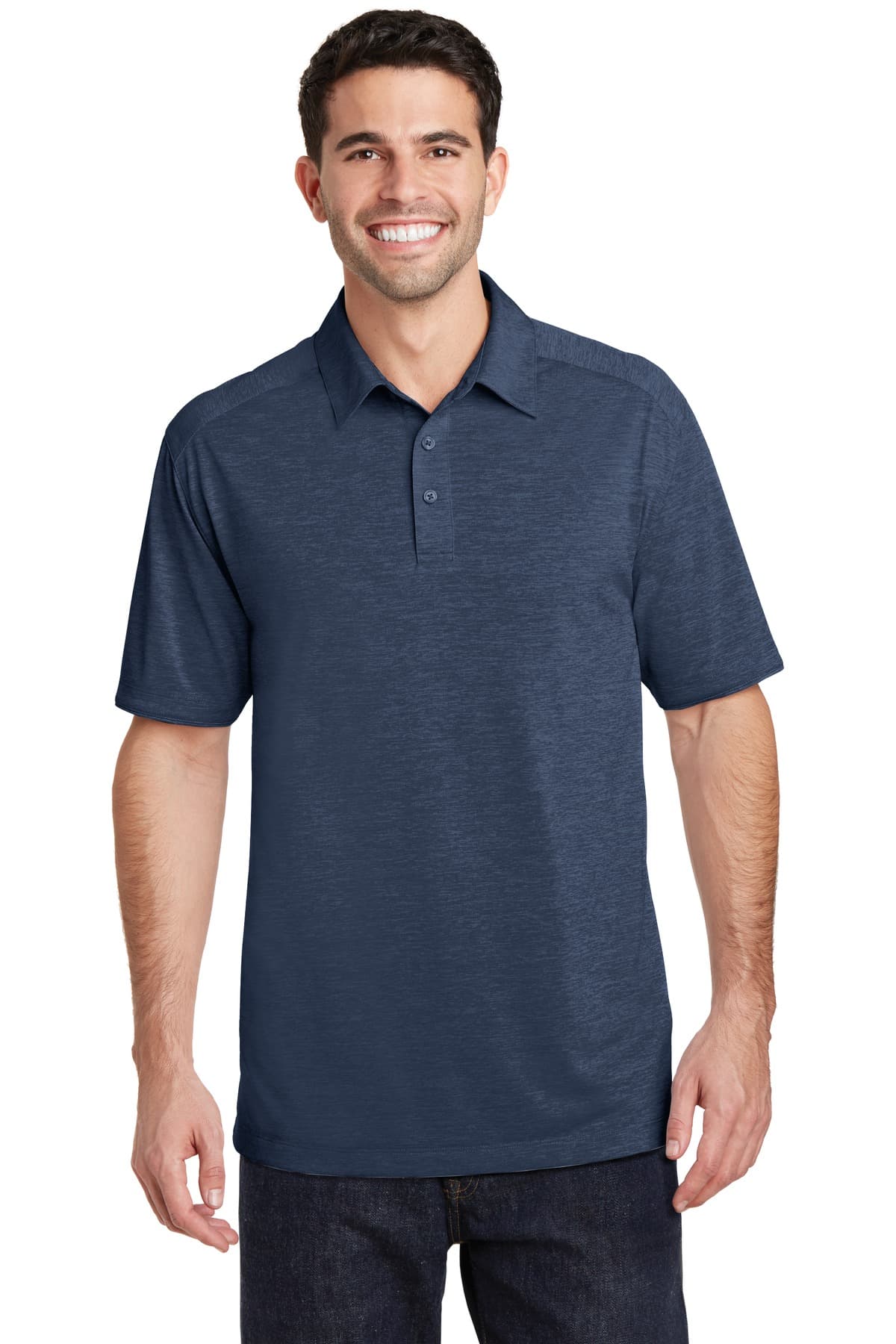 Port Authority K574 in Dress Blue Navy β custom apparel by Jam 4 Apparel
