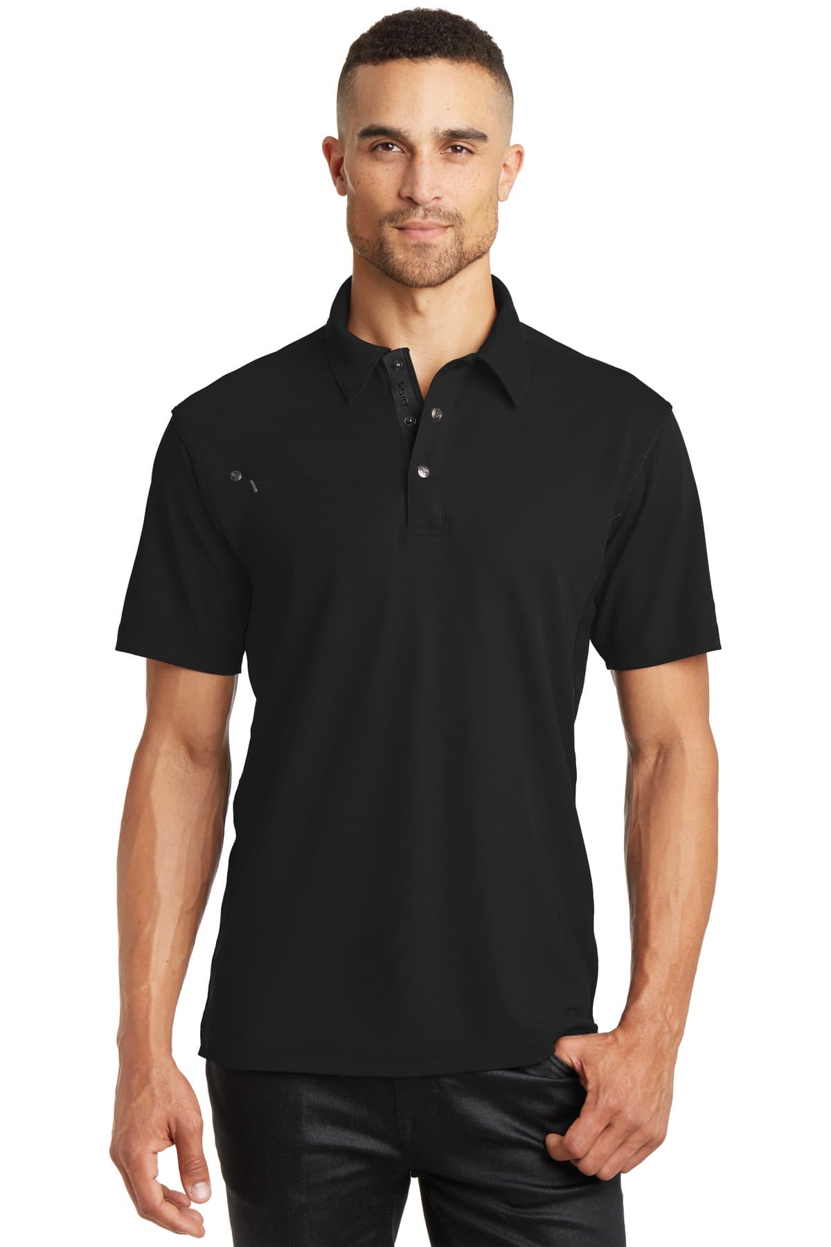 OGIO OG102 in Blacktop/ Blacktop β custom apparel by Jam 4 Apparel