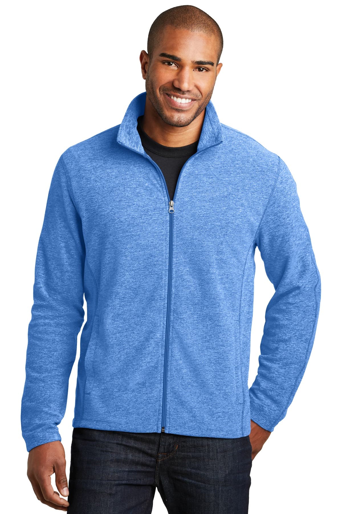Port Authority F235 in Light Royal Heather β custom apparel by Jam 4 Apparel