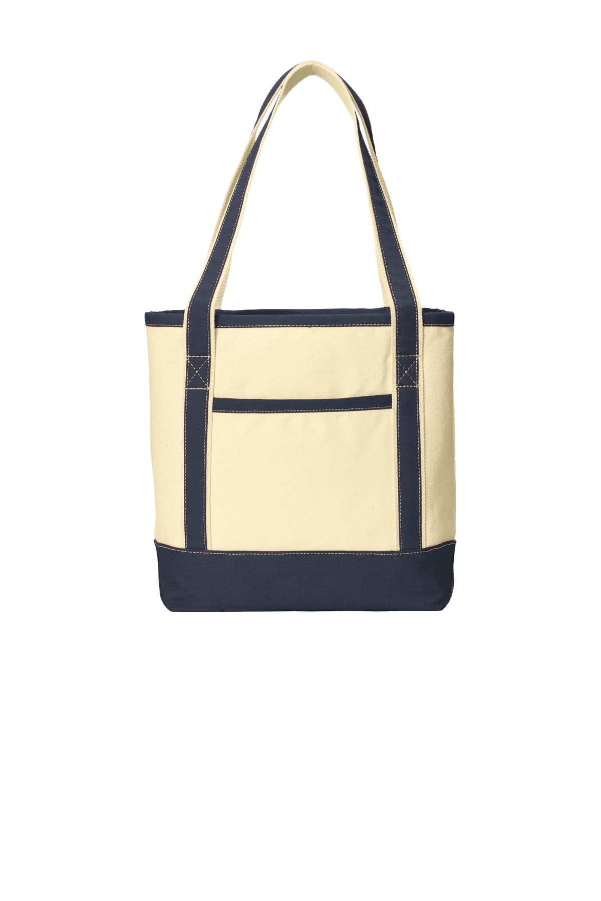Port Authority BG412 in Natural/ Navy β custom apparel by Jam 4 Apparel