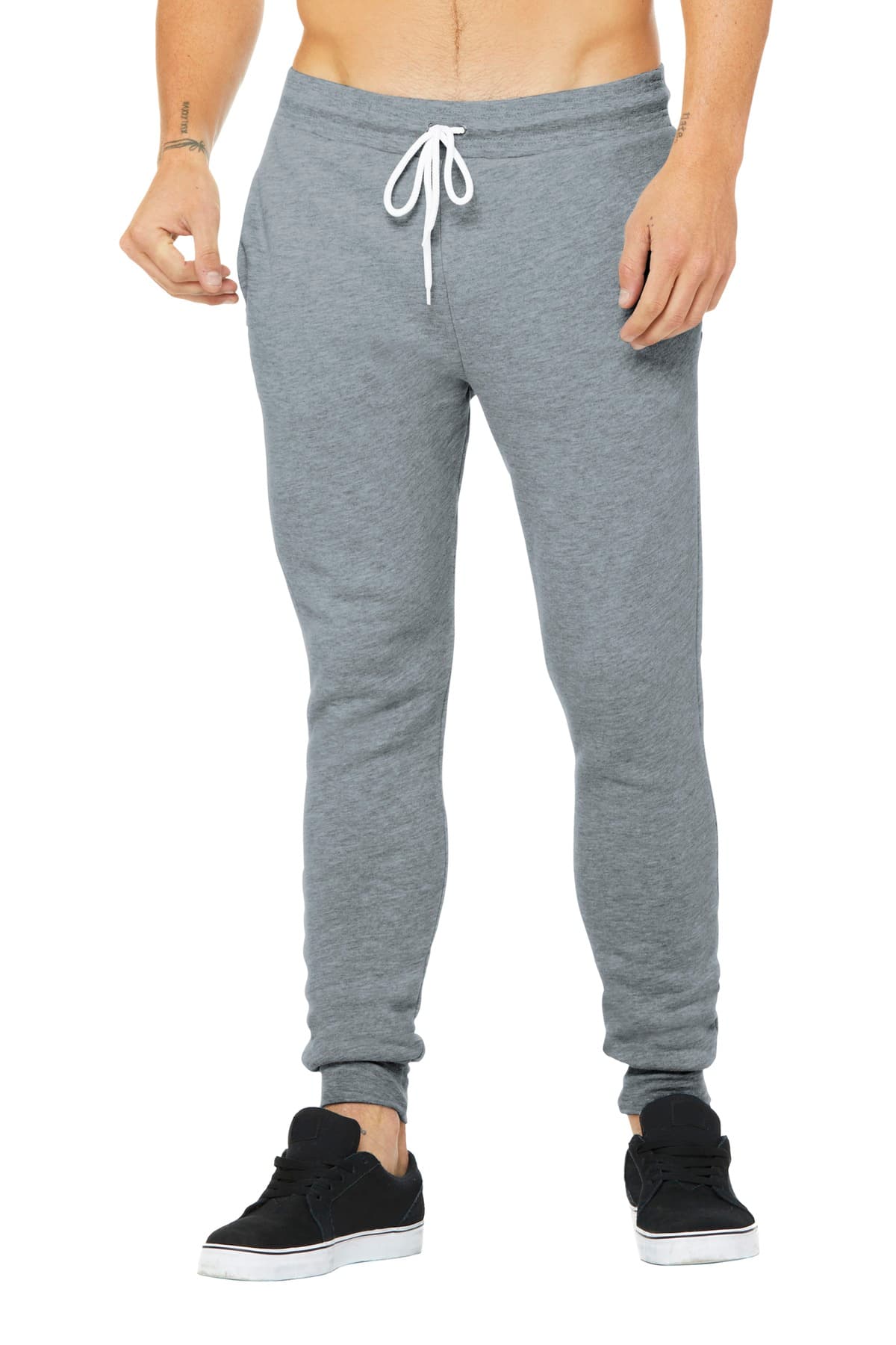 Bella + Canvas BC3727 in Athletic Heather β custom apparel by Jam 4 Apparel