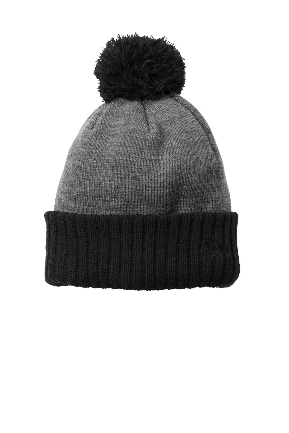 New Era NE904 in Black/ Heather Grey β custom apparel by Jam 4 Apparel