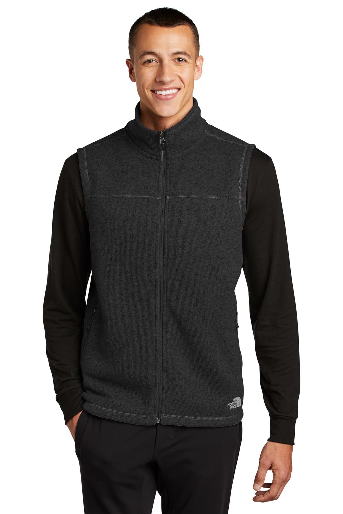 The North Face NF0A47FA in TNF Black Heather β custom apparel by Jam 4 Apparel