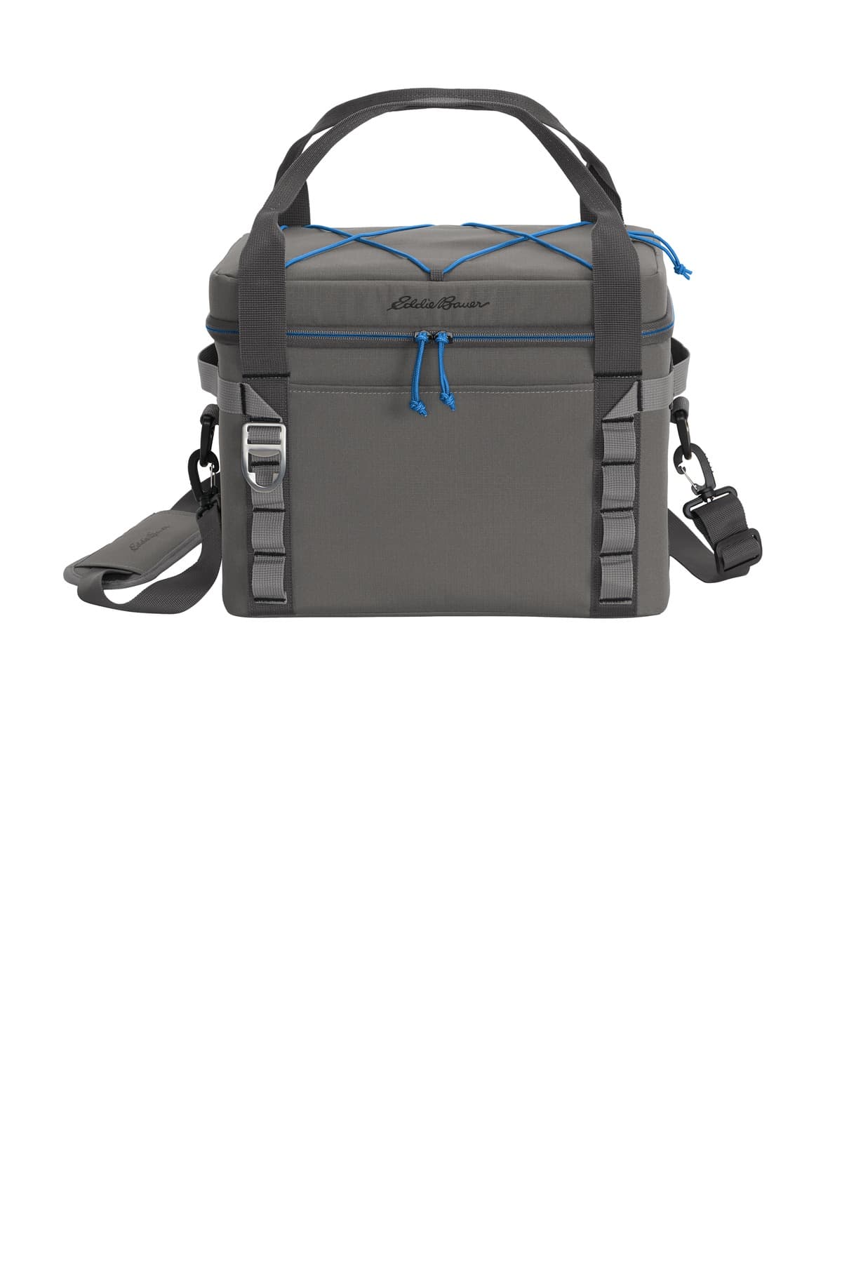 Eddie Bauer EB800 in Metal Grey/ Expedition Blue β custom apparel by Jam 4 Apparel