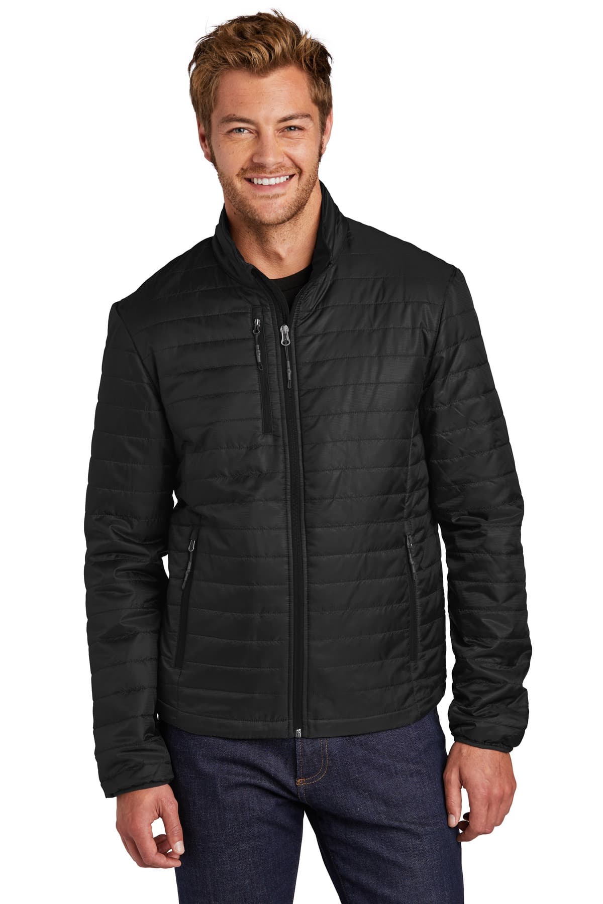 Port Authority J850 in Deep Black β custom apparel by Jam 4 Apparel