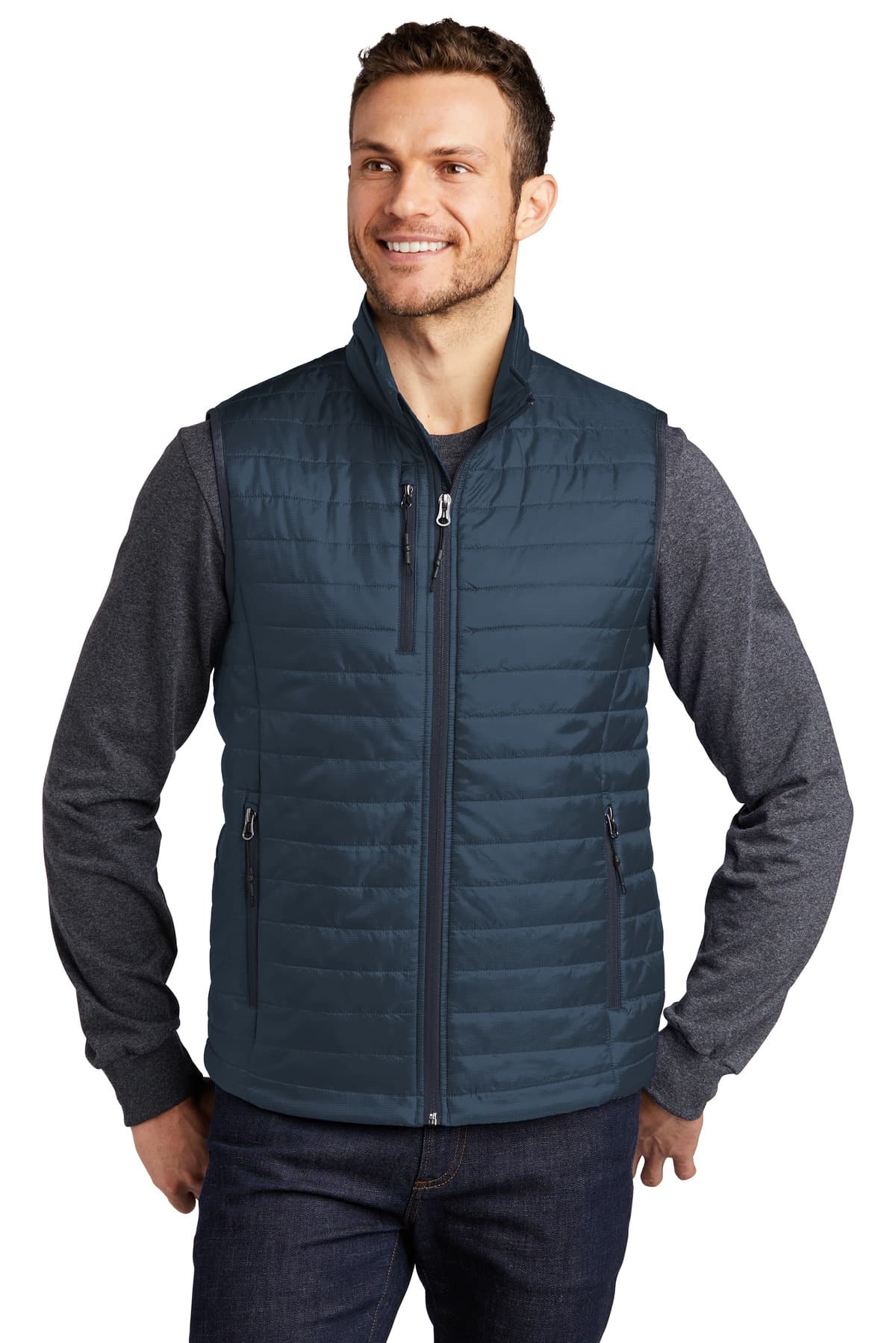 Port Authority J851 in Regatta Blue/ River Blue Navy β custom apparel by Jam 4 Apparel