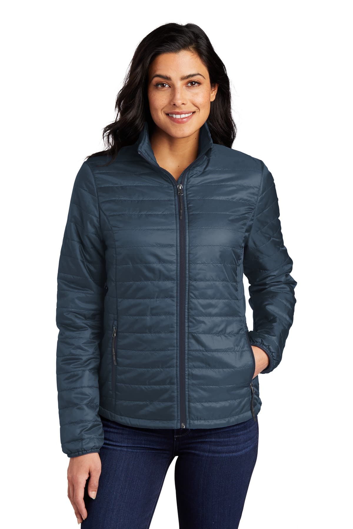 Port Authority L850 in Regatta Blue/ River Blue Navy β custom apparel by Jam 4 Apparel