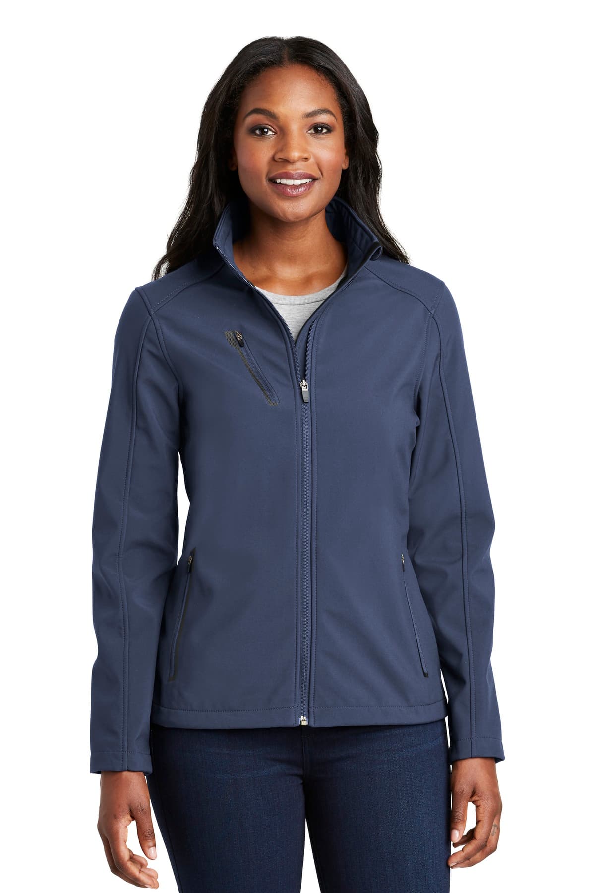 Port Authority L324 in Dress Blue Navy β custom apparel by Jam 4 Apparel