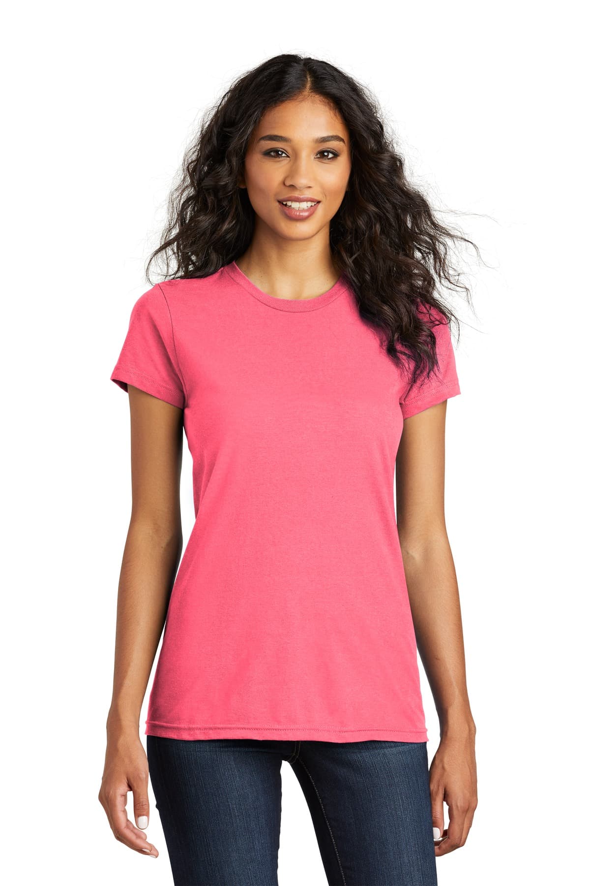 District DT5001 in Neon Pink β custom apparel by Jam 4 Apparel