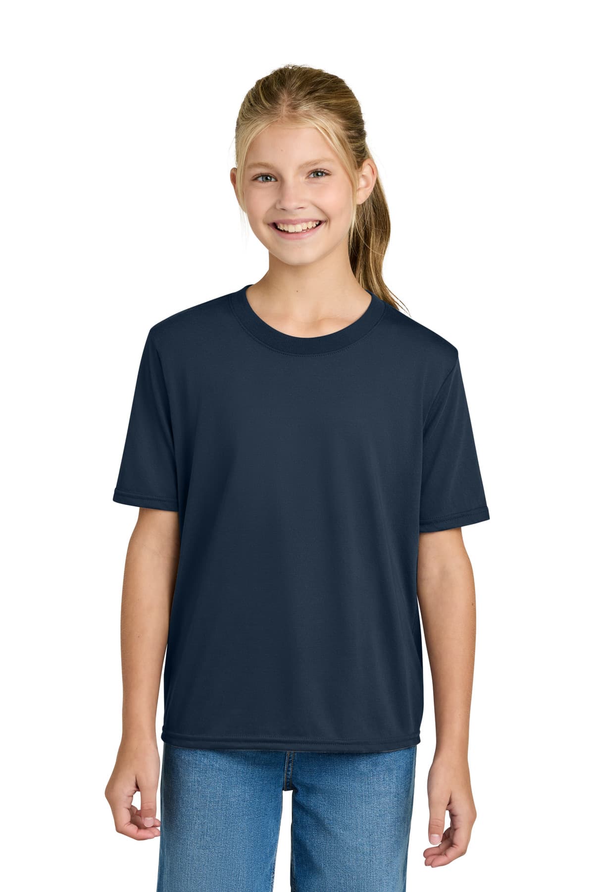 Gildan 42000B in Navy β custom apparel by Jam 4 Apparel