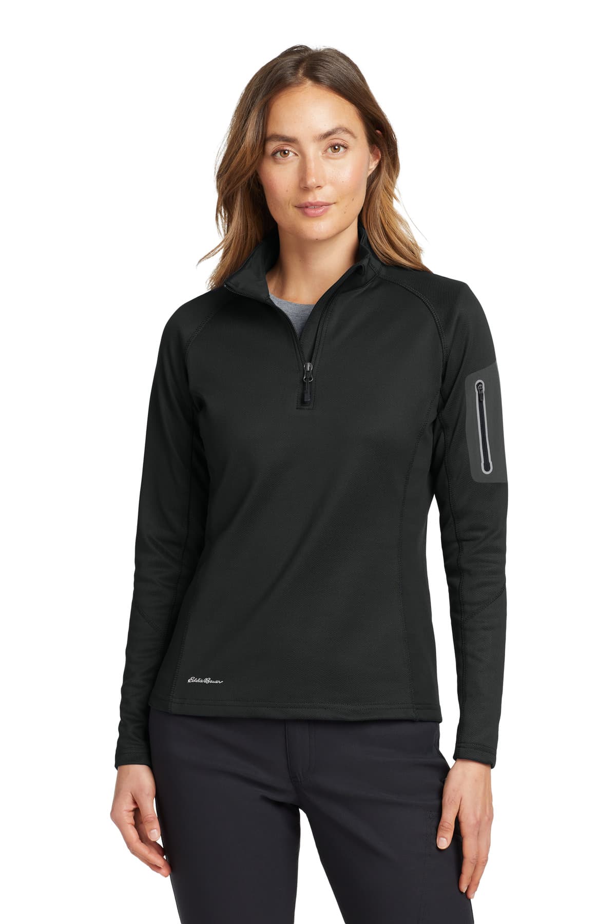 Eddie Bauer EB235 in Black β custom apparel by Jam 4 Apparel