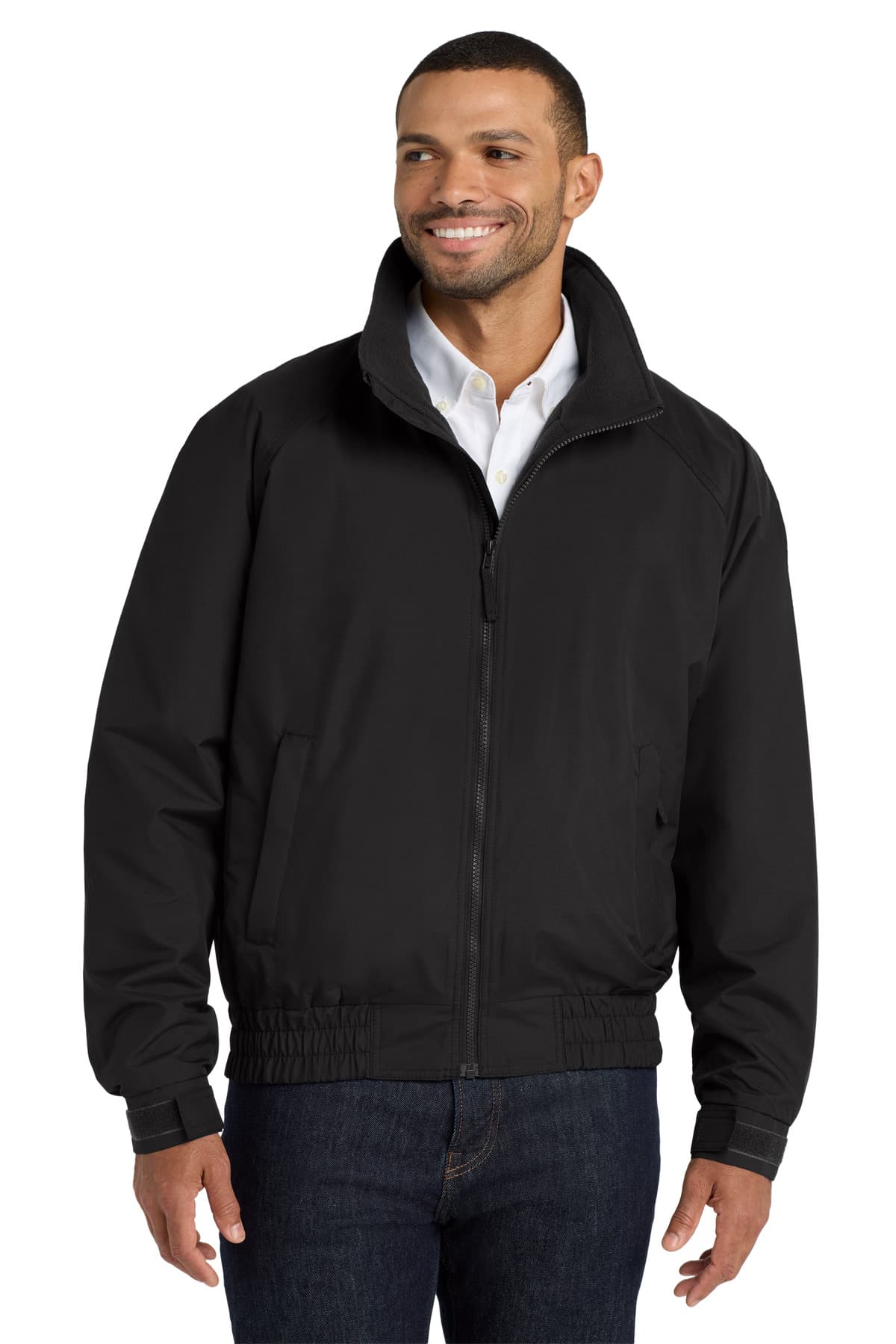Port Authority J329 in True Black β custom apparel by Jam 4 Apparel