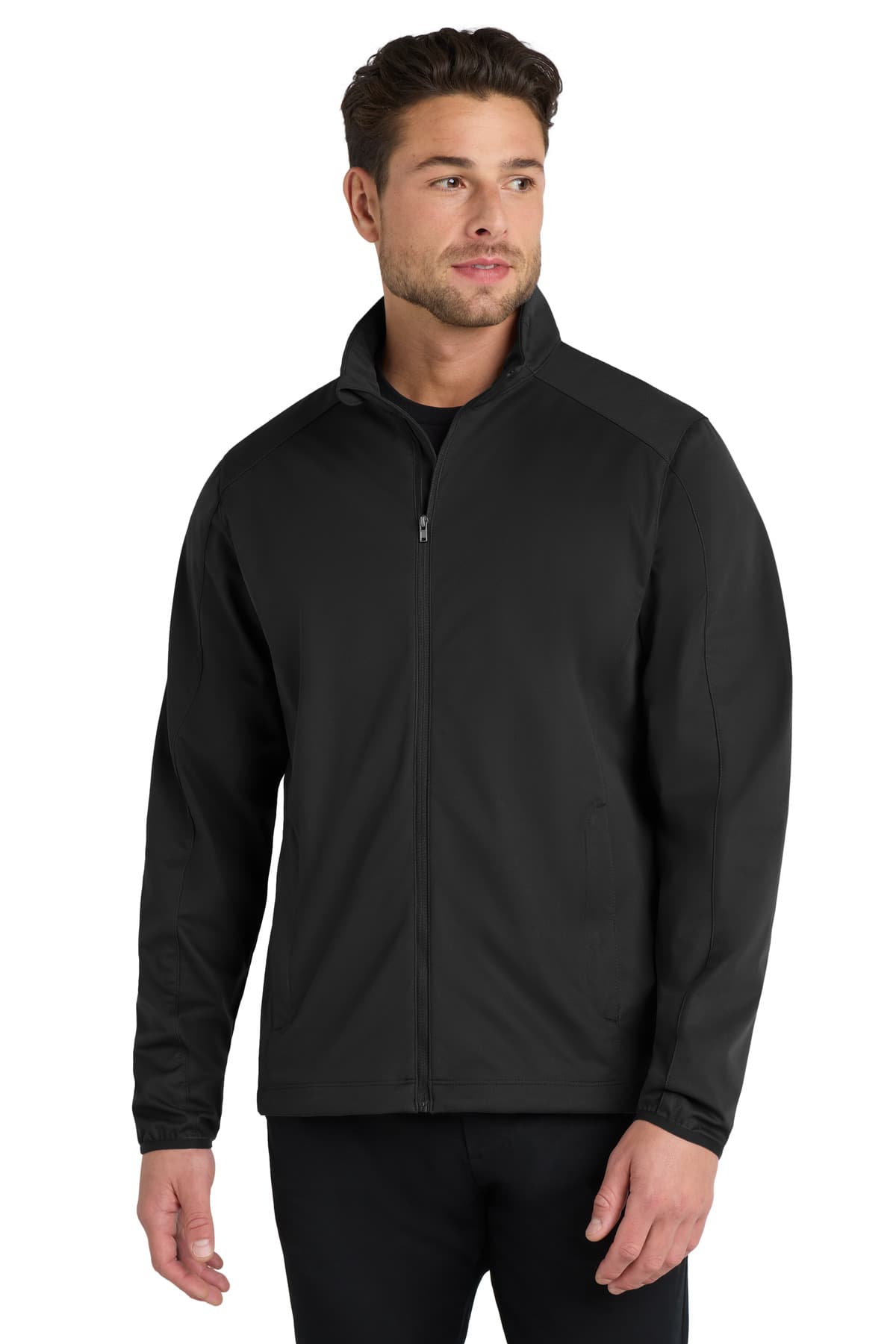 Port Authority J717 in Deep Black β custom apparel by Jam 4 Apparel