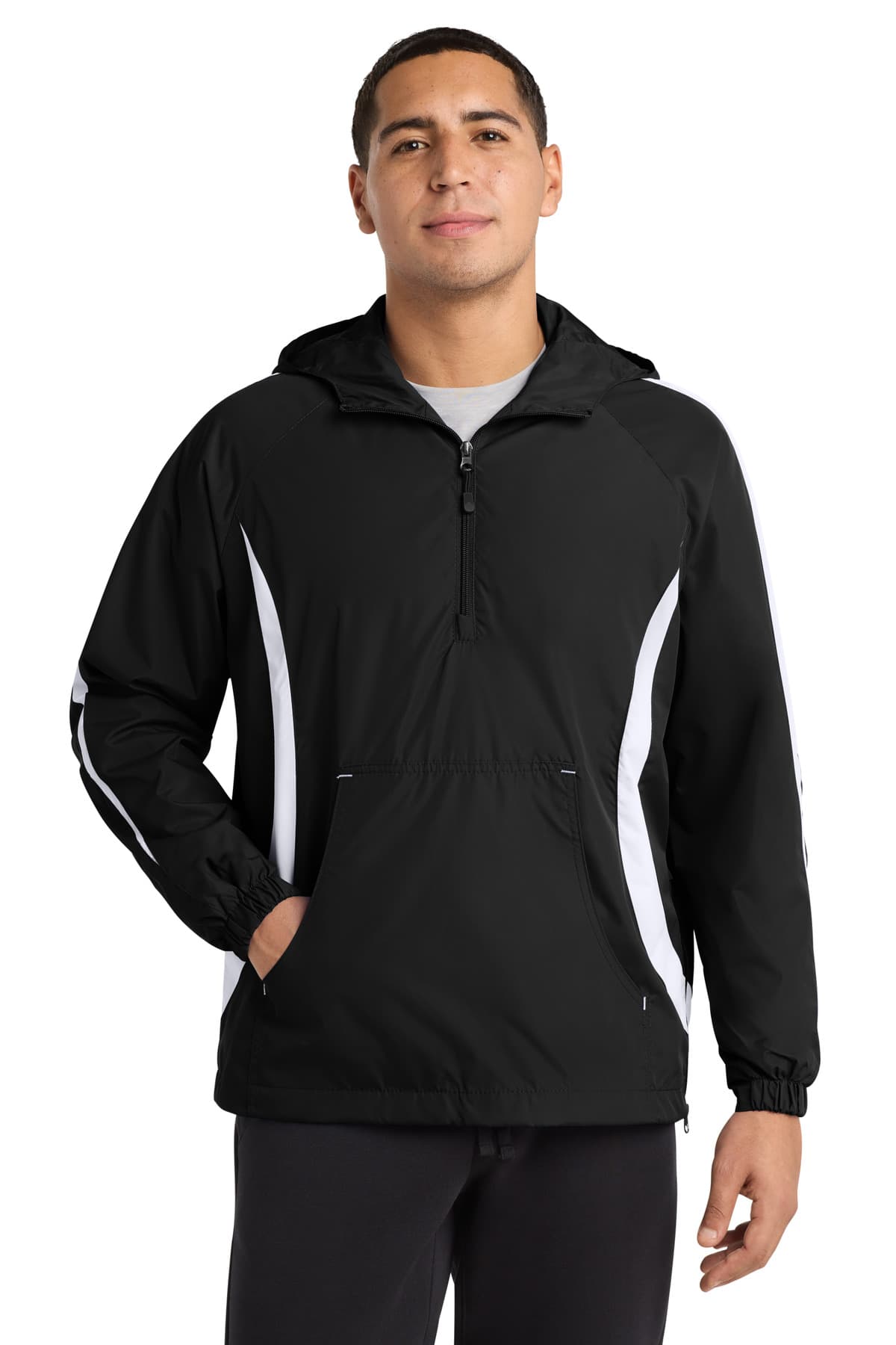 Sport-Tek JST63 in Black/ White β custom apparel by Jam 4 Apparel