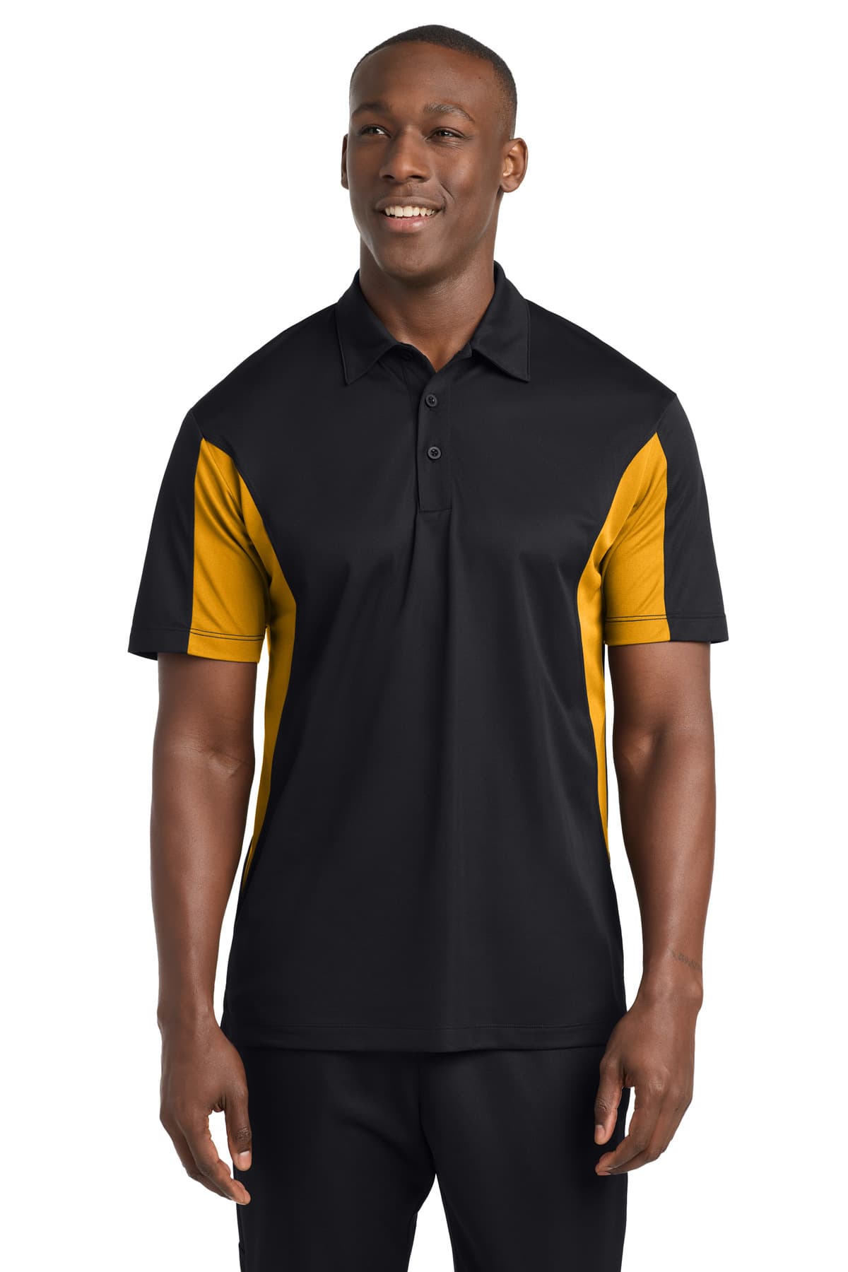 Sport-Tek TST655 in Black/ Gold β custom apparel by Jam 4 Apparel