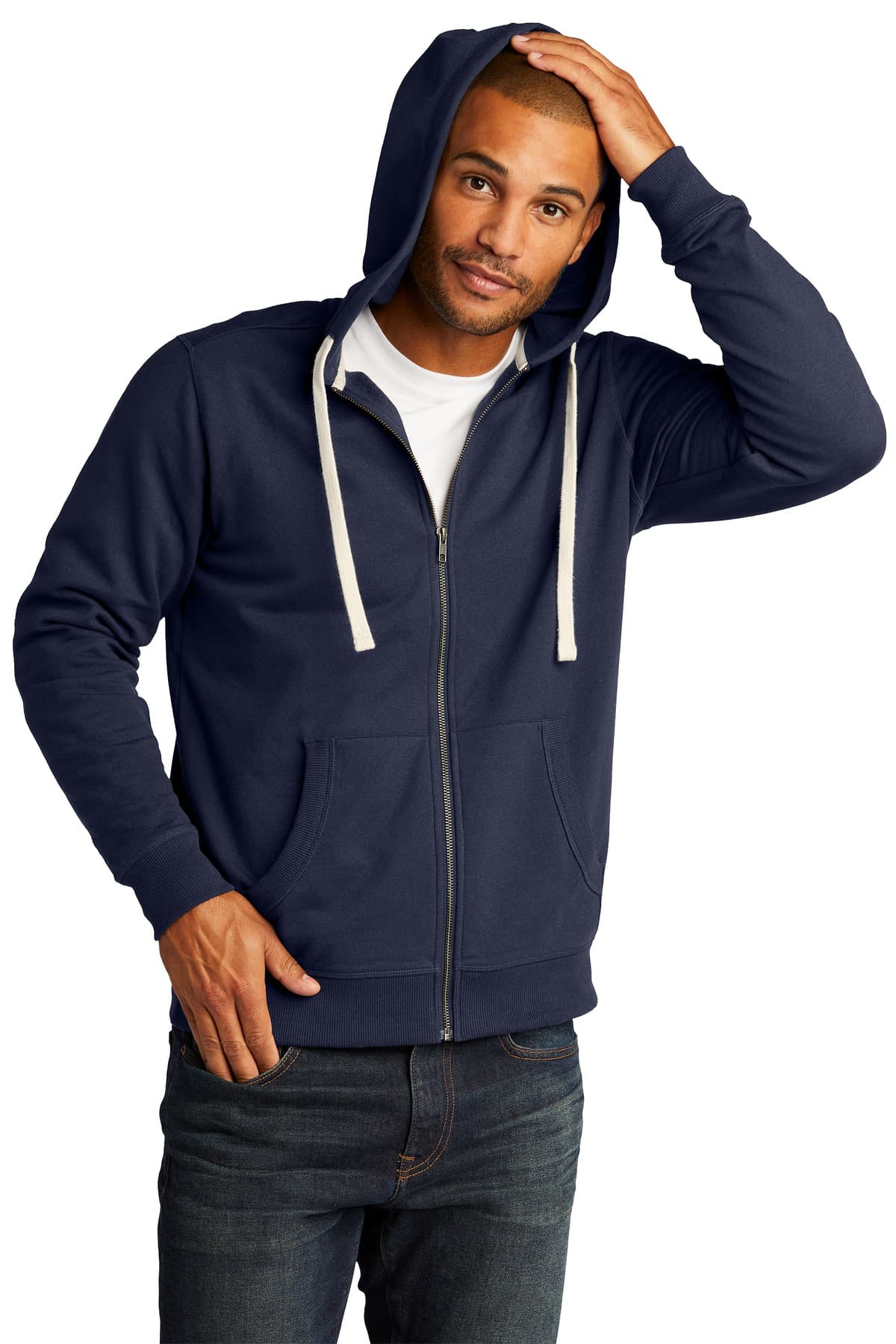 District DT8102 in True Navy β custom apparel by Jam 4 Apparel