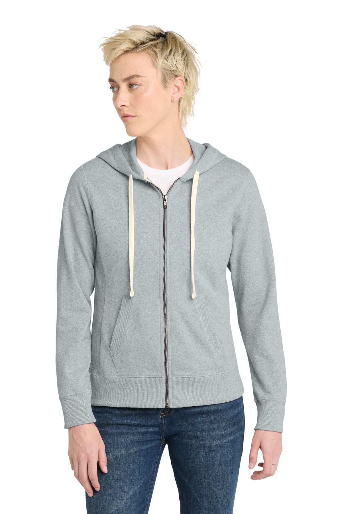 District DT8103 in Light Heather Grey β custom apparel by Jam 4 Apparel