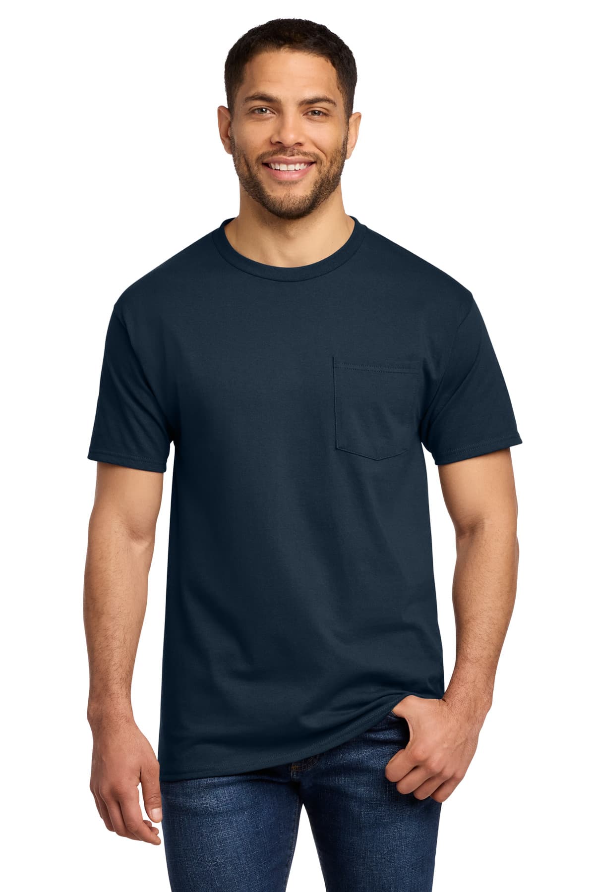 Port & Co PC61P in Deep Navy β custom apparel by Jam 4 Apparel