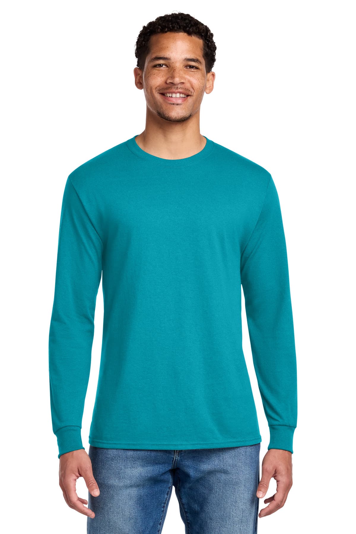 Jerzees 29LS in California Blue β custom apparel by Jam 4 Apparel