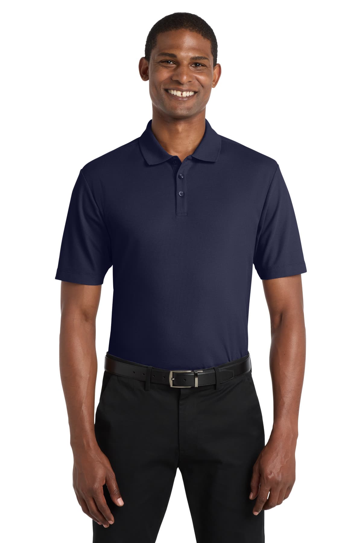 Port Authority K810 in True Navy β custom apparel by Jam 4 Apparel