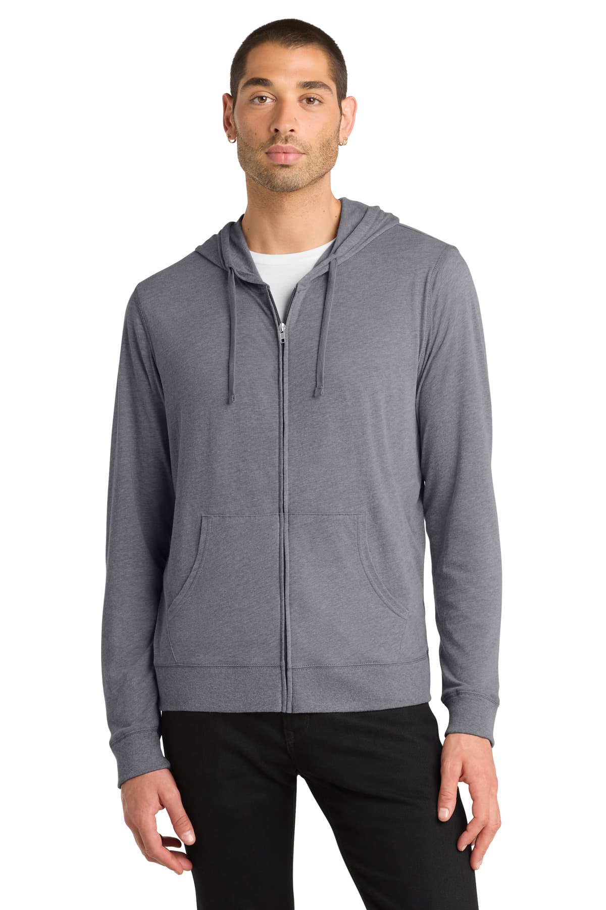 District DT1100 in Dark Heather Grey β custom apparel by Jam 4 Apparel