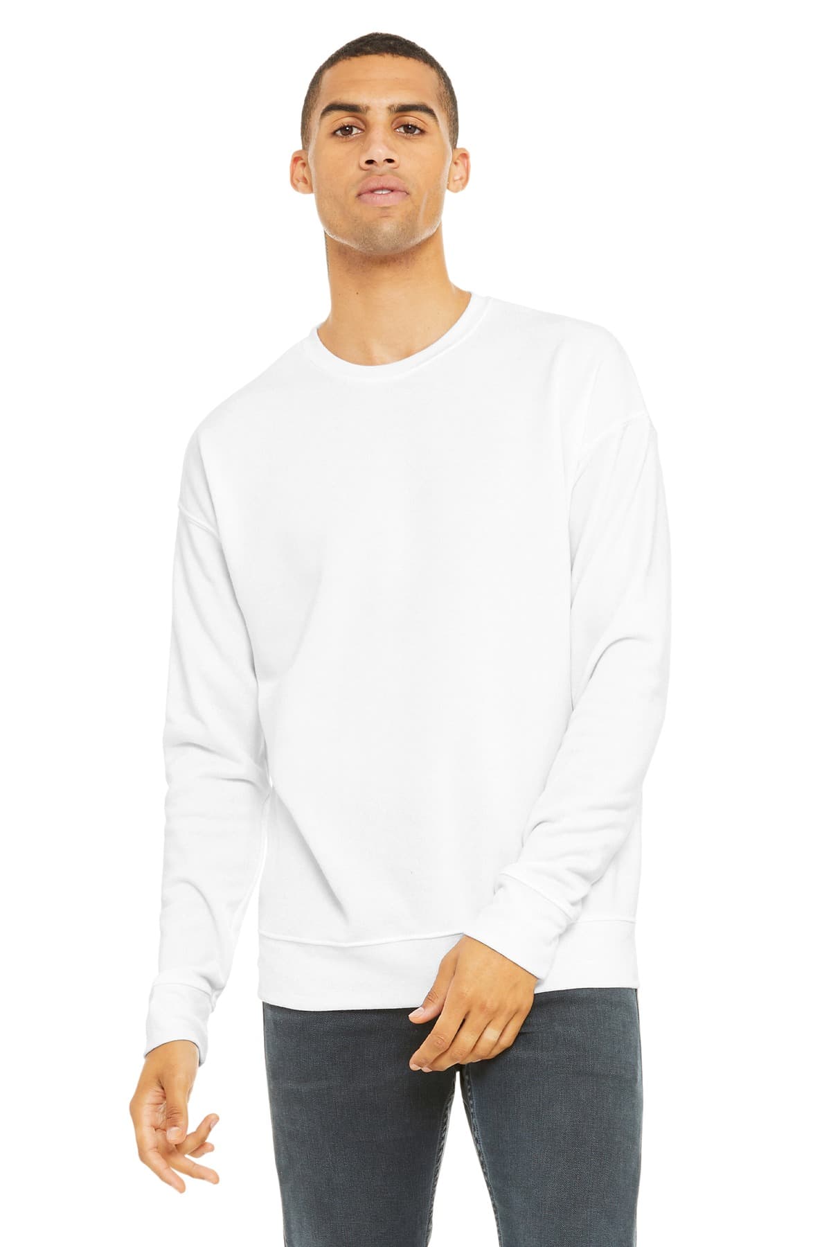 Bella + Canvas BC3945 in White β custom apparel by Jam 4 Apparel